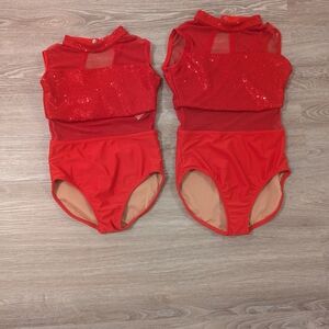 Sparkling Red Kids Costume Set